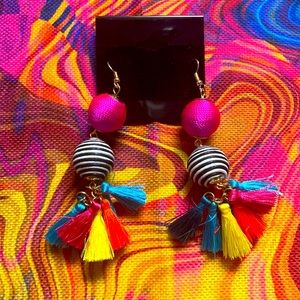 Colorful lightweight women’s earrings